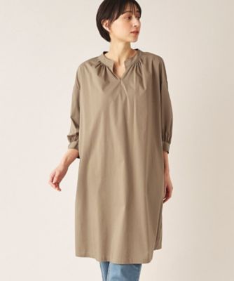 ＜Dessin (Women)＞【洗える】カフタンチュニックワンピース（Ｓ～Ｌ）（２００２２５３１２０）