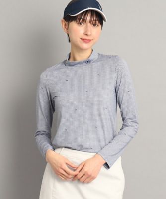 adabat/アダバット クールプリントハイネックインナー(2002253726) アオ194 スポーツウェア【三越伊勢丹/公式】