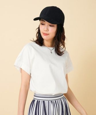 ＜UNTITLED L (Women/大きいサイズ)＞【接触冷感／抗菌防臭／洗える】アイスクリアコットン　ワイドプルオーバー（２００２２５３９１３）
