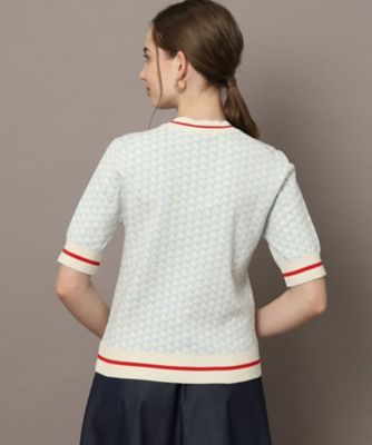 楽天市場】【洗える】トリコロールジャカードハーフスリーブニット／ドレステリア（DRESSTERIOR） : 丸井（マルイ）楽天市場店