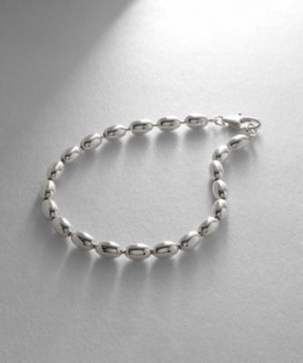 ＜COCOHNIK ONKITSCH (Women)＞シルバー　デザインチェーン　オーバルボールＬ　ブレスレット（２００２２５４４９２）