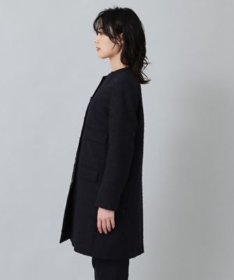 美品]UNTITLED ノーカラージャケット ブラック2 Mサイズ 日本製