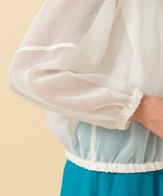 みかん　定価¥24,200シアー/軽羽織りメッシュ シアーブルゾン春夏 UNTITLED｜【シアー/軽羽織り】メッシュ シアーブルゾン