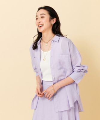 セットアップ可能／真夏も快適／麻100】ラミー ポケットデザイン  