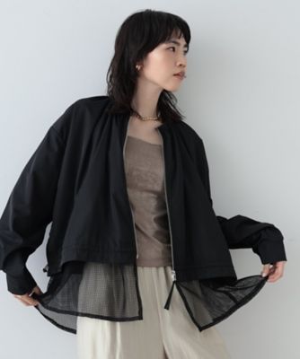 メッシュヘムブルゾン（2002256644） | ファッション・服 
