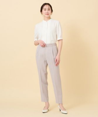 スーツのインナーに／洗える】ジョーゼット フロントタック