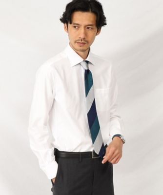 TAKEO KIKUCHI (Men)/タケオキクチ ジャカード ワイドカラー シャツ(2002258331)