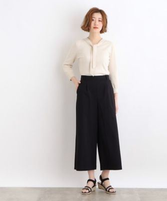 接触冷感・多サイズ＞サマーハイパーストレッチクロップドワイド