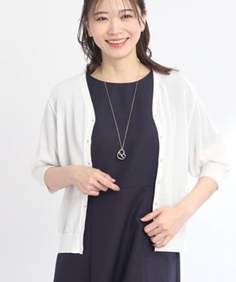 【ＳＡＬＥ／ＷＥＢ限定カラーあり／洗える】六分袖ヘルシーカーディガン（２００２２５９３１３）