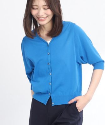 【ＳＡＬＥ／ＷＥＢ限定カラーあり／洗える】六分袖ヘルシーカーディガン（２００２２５９３１３）