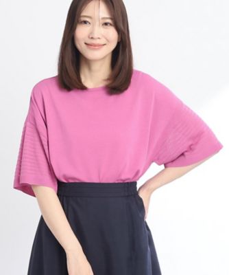 ◆【ＳＡＬＥ／ＷＥＢ限定カラーあり／洗える】ドライタッチシアーボーダーニット（２００２２５９３１４）