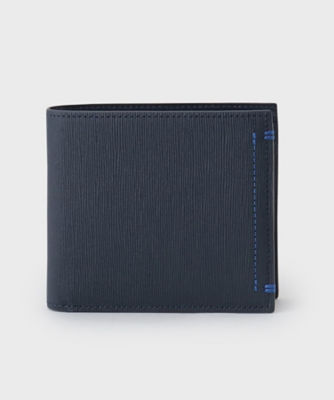 リップル Ｗステッチ ２つ折り財布（２００２２５９３５３ 