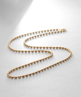 ＜COCOHNIK ONKITSCH (Women)＞シルバー　デザインチェーン　オーバルボールＭ　ネックレス　ＧＰ（２００２２５９７１６）