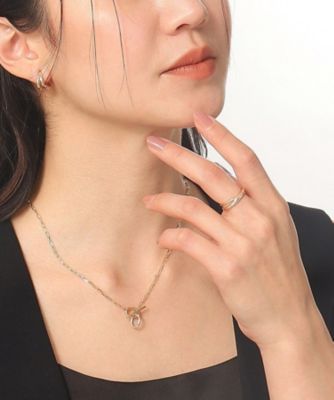 Ｋ１０ロングハーフラウンドダブルマンテル　ネックレス（２００２２６０５５３）