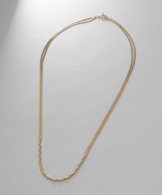 K10ベネチアンフラットツイスト ネックレス（2002260739