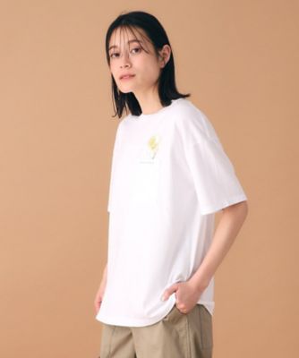 TICCA（ティッカ）【別注】フラワー刺繍Tシャツ