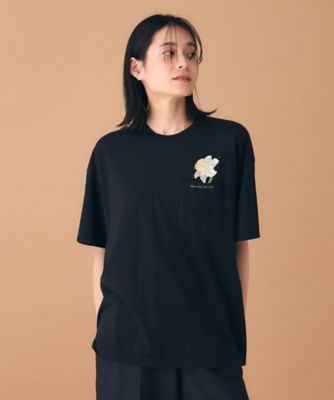 TICCA（ティッカ）【別注】フラワー刺繍Tシャツ