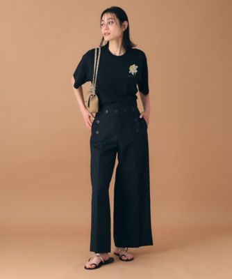 TICCA（ティッカ）【別注】フラワー刺繍Tシャツ