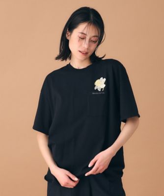 新品未使用☆TICCA ティッカ 【別注】 フラワー刺繍 Tシャツ 2024SS TICCA（ティッカ）【別注】フラワー刺繍Tシャツ