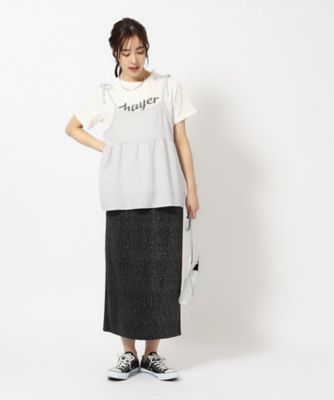 【２点セット】キャミソール＋Ｔシャツ（２００２２６１１６０）