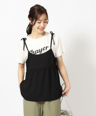 【２点セット】キャミソール＋Ｔシャツ（２００２２６１１６０）