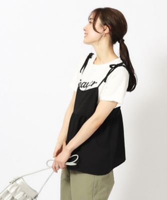 【２点セット】キャミソール＋Ｔシャツ（２００２２６１１６０）