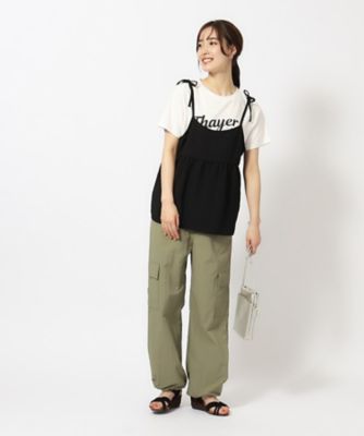 【２点セット】キャミソール＋Ｔシャツ（２００２２６１１６０）