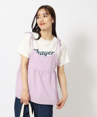 【２点セット】キャミソール＋Ｔシャツ（２００２２６１１６０）