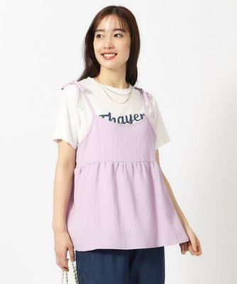 【２点セット】キャミソール＋Ｔシャツ（２００２２６１１６０）