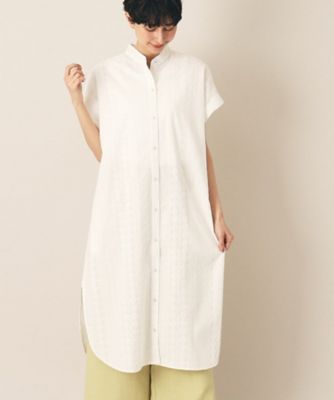 ＜Dessin (Women)＞【洗える】インド刺繍シャツワンピース（２００２２６１４８９）