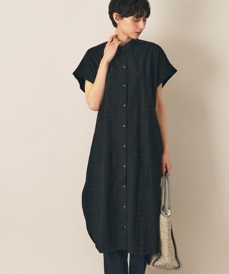 【洗える】インド刺繍シャツワンピース（２００２２６１４８９）