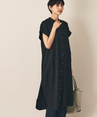 【洗える】インド刺繍シャツワンピース（２００２２６１４８９）