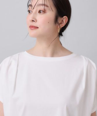 美品 アンタイトル コットンタックスリーブシャツ 洗える オーバーサイズ 1 コットン100／8色展開】肩タックプルオーバー