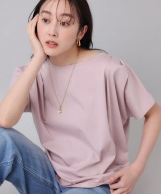 美品 アンタイトル コットンタックスリーブシャツ 洗える オーバーサイズ 1 コットン100／8色展開】肩タックプルオーバー