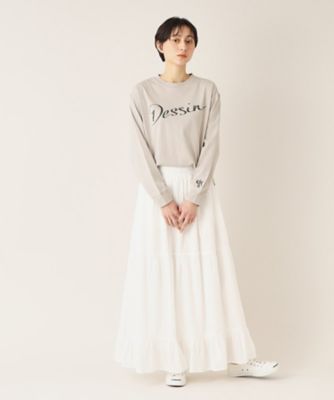 【洗える】デッサンロゴ　ロングスリーブＴシャツ（２００２２６３１０８）