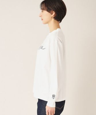 【洗える】デッサンロゴ　ロングスリーブＴシャツ（２００２２６３１０８）