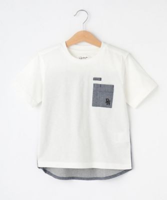 ＜DESSIN (Baby&Kids)＞【リンクコーデ】ストライプ切替Ｔシャツ（２００２２６４６６７）