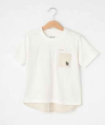 【リンクコーデ】ストライプ切替Ｔシャツ（２００２２６４６６７）
