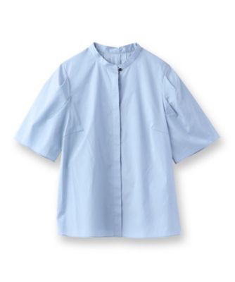 【きれいめ／洗える】袖コンシャス　五分袖ブラウス（２００２２６４６９０）