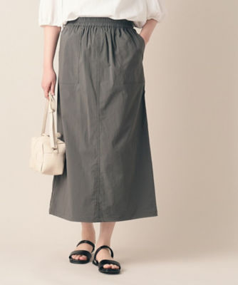 ＜Dessin (Women)＞【ウエストゴム】ベイカーポケット付きスカート（２００２２６４７１６）