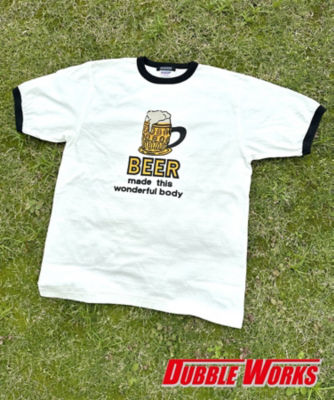 ＜DRESSTERIOR (Men) ＞【ＤＲＥＳＳＴＥＲＩＯＲ別注】ＤＵＢＢＬＥ　ＷＯＲＫＳ（ダブルワークス）ＢＥＥＲ　Ｔシャツ（２００２２６４７５２）