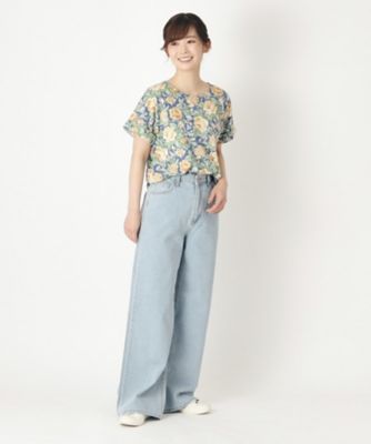 【ＧＩＦＴおすすめ】ワイルド　ローズ柄Ｔシャツ（２００２２６４９３４）