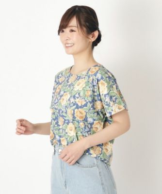 【ＧＩＦＴおすすめ】ワイルド　ローズ柄Ｔシャツ（２００２２６４９３４）