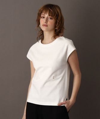 洗える】エシカルオーガニックフレンチ袖Tシャツ 
