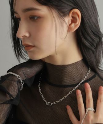 シルバー ロックモチーフネックレス（2002266405