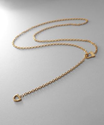 ＜COCOHNIK ONKITSCH (Women)＞シルバー　ロックモチーフ　ラリエットネックレス　ＧＰ（２００２２６６４０８）