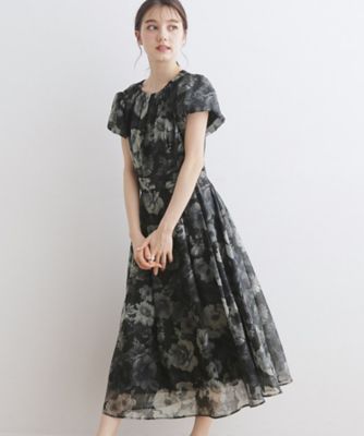 ＜COUTURE BROOCH (Women)＞【お出かけ／オケージョン】オーガンフルールワンピース（２００２２６６４６６）