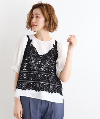 刺繍ビスチェ×ブラウスＳＥＴ（２００２２６７１２４）