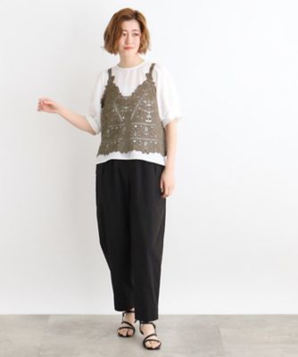 刺繍ビスチェ×ブラウスＳＥＴ（２００２２６７１２４）