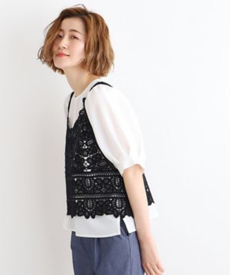 刺繍ビスチェ×ブラウスＳＥＴ（２００２２６７１２４）